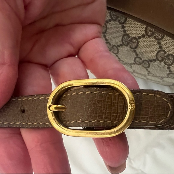 Gucci Beige and Brown Monogram shoulder/crossbody - Picture 4 of 15